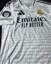 Real Madrid 2024/25 Home Shirt (+PATCHES)