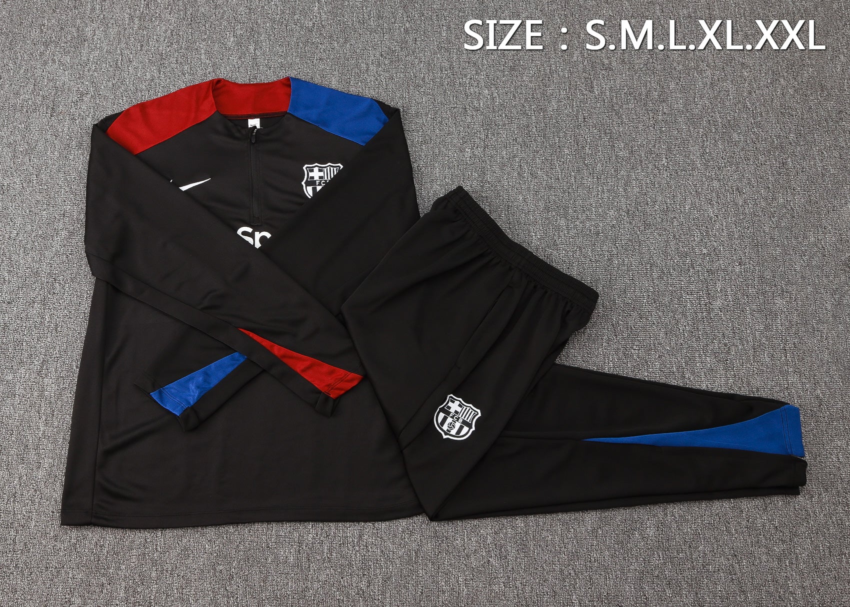 Barcelona Training Set 244/25 - Black